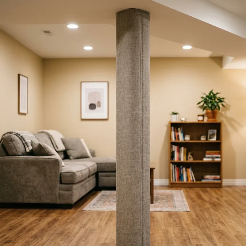 Basement Pole Ideas