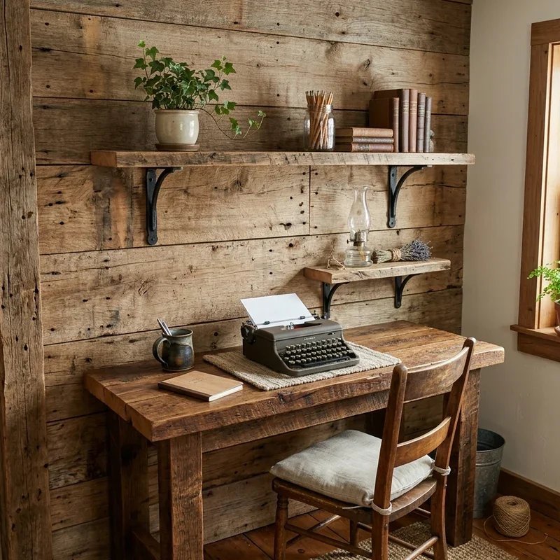 Small Rustic Office Ideas