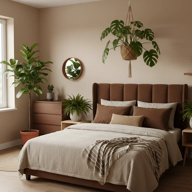 Beige and Brown Bedroom Ideas