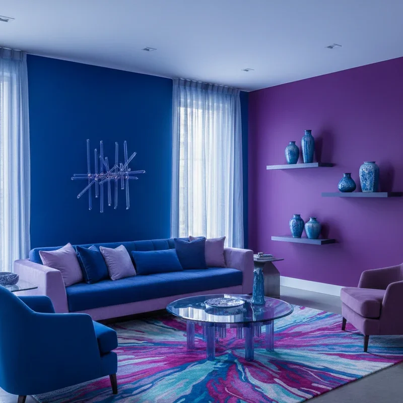 Blue and Purple Room Ideas
