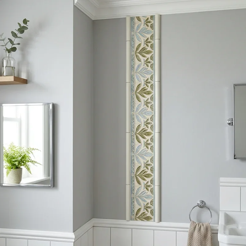 Bathroom Wall Border Ideas