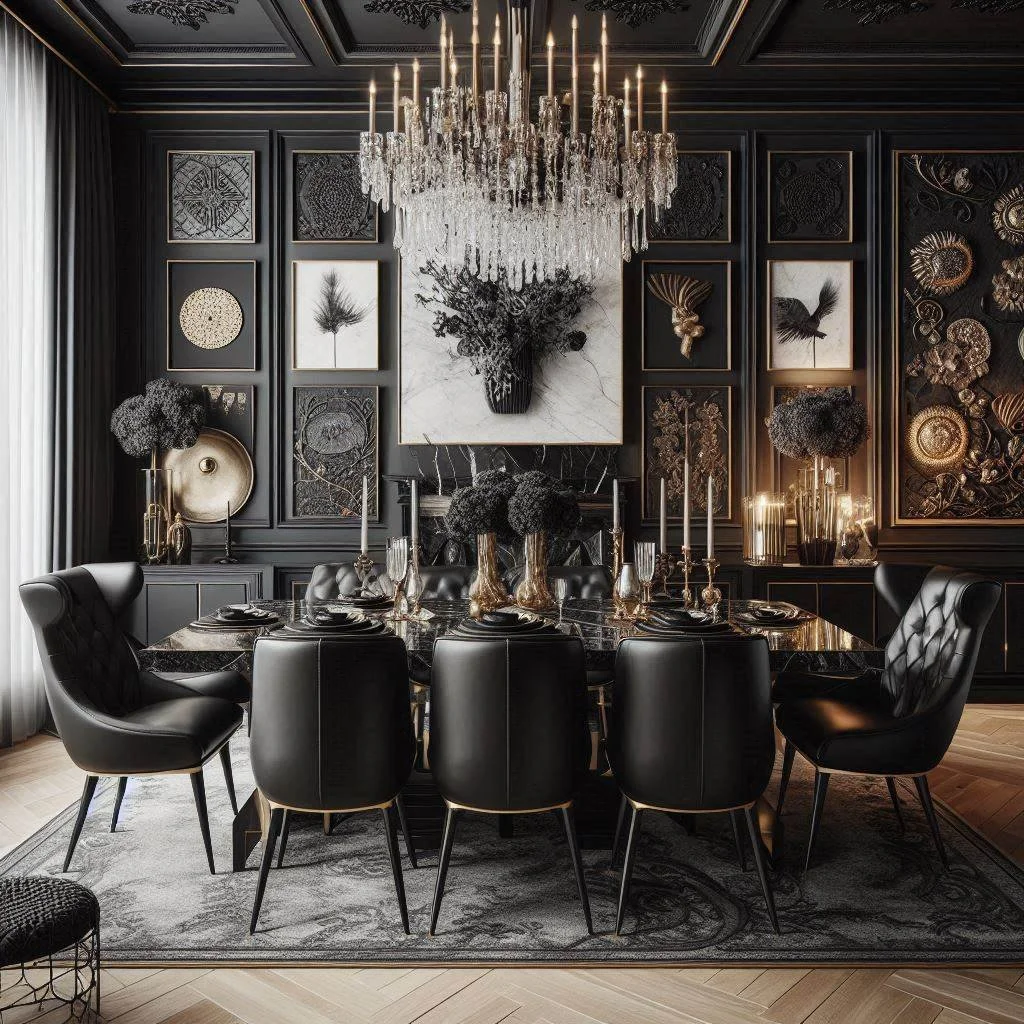 15 Stylish Black Dining Room Ideas for Elegance
