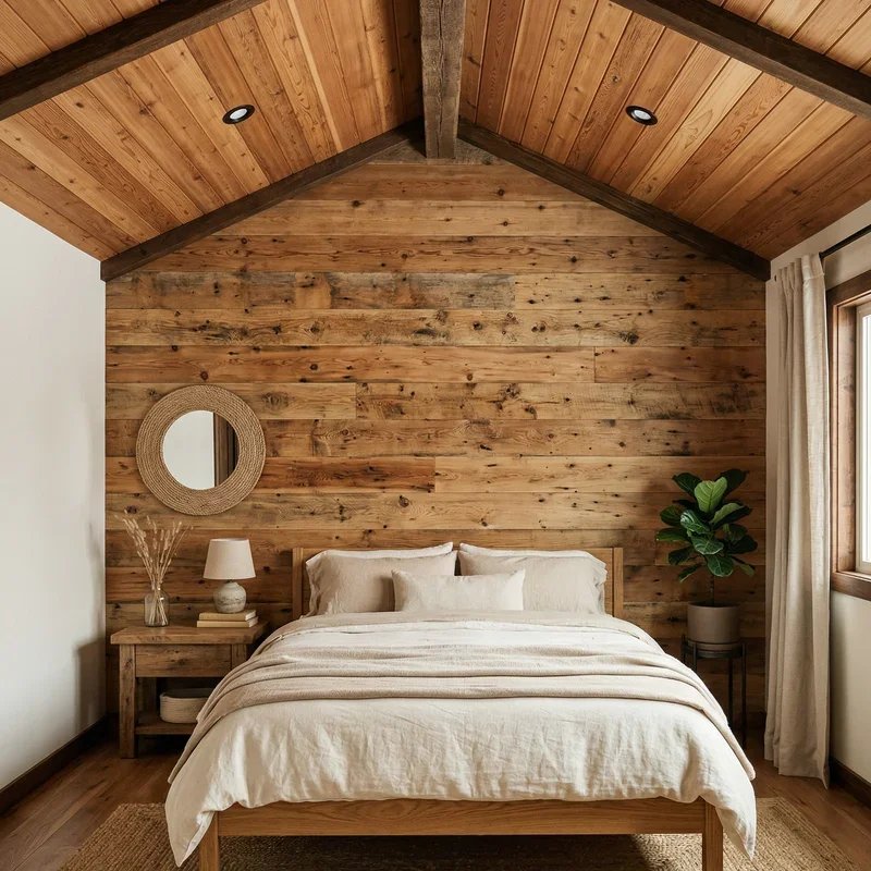Wood Wall Bedroom Ideas
