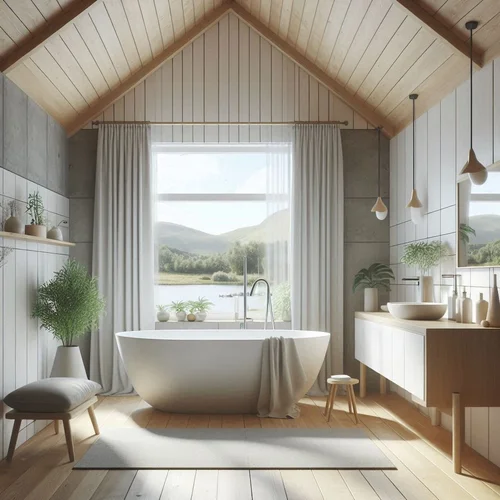 View of 15 Scandinavian Bathroom Ideas for Sleek Simplicity