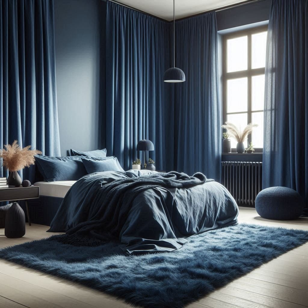 Adult Navy Blue Bedroom Ideas: Sophisticated Blue Bedroom Decor