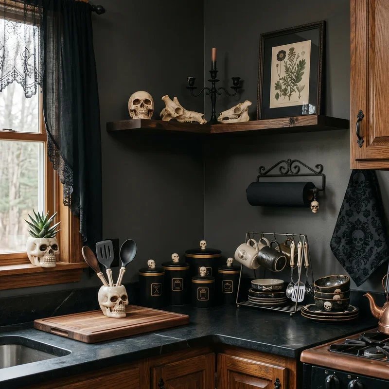 Goth Kitchen Ideas