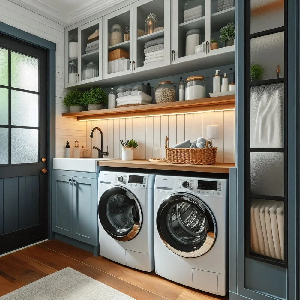 15 Small Laundry Room Ideas with Top Loading Washers
