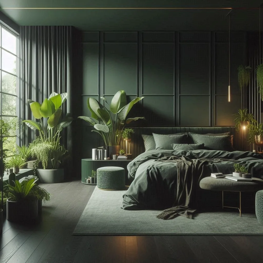 15 Modern Dark Green Bedroom Ideas for a Bold Look