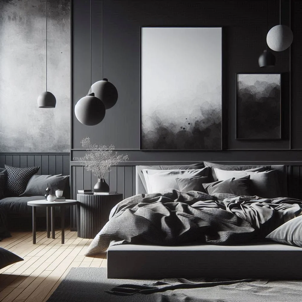 15 Sleek Black and Grey Bedroom Ideas for Elegance