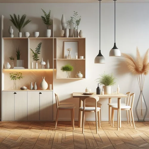Image showcasing 15 Minimalist Dining Room Ideas for Elegant Simplicity