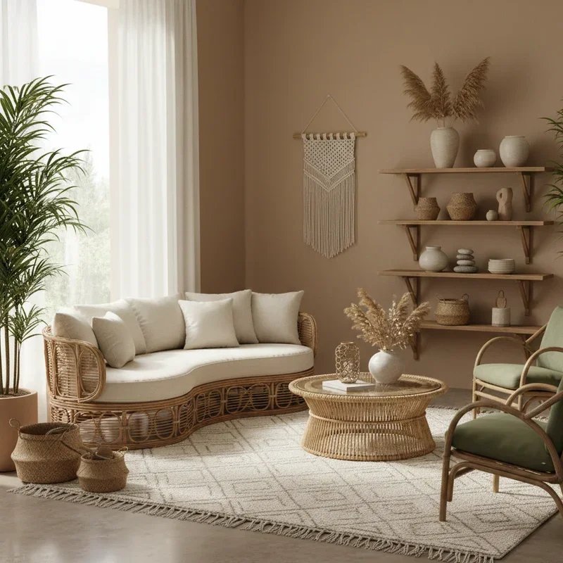 Rattan Living Room Ideas
