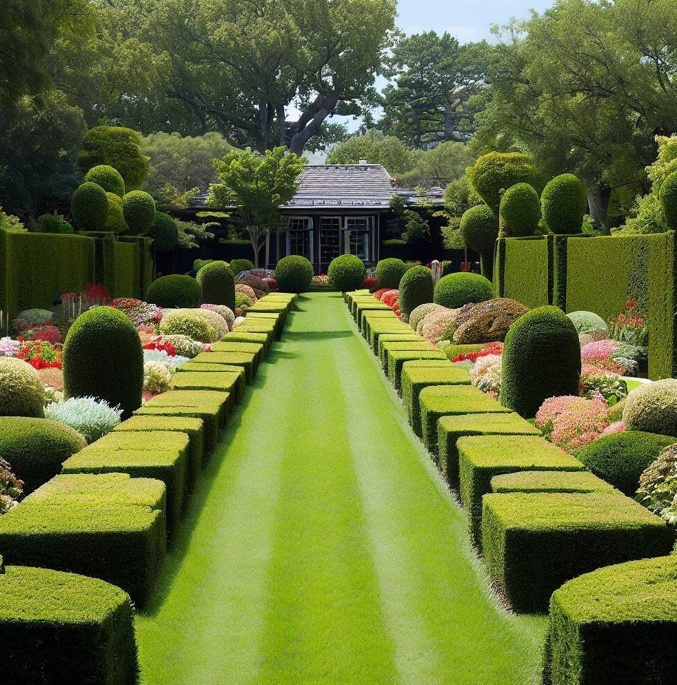 Make luxurious topiary garden to decorate on budget with greenery
