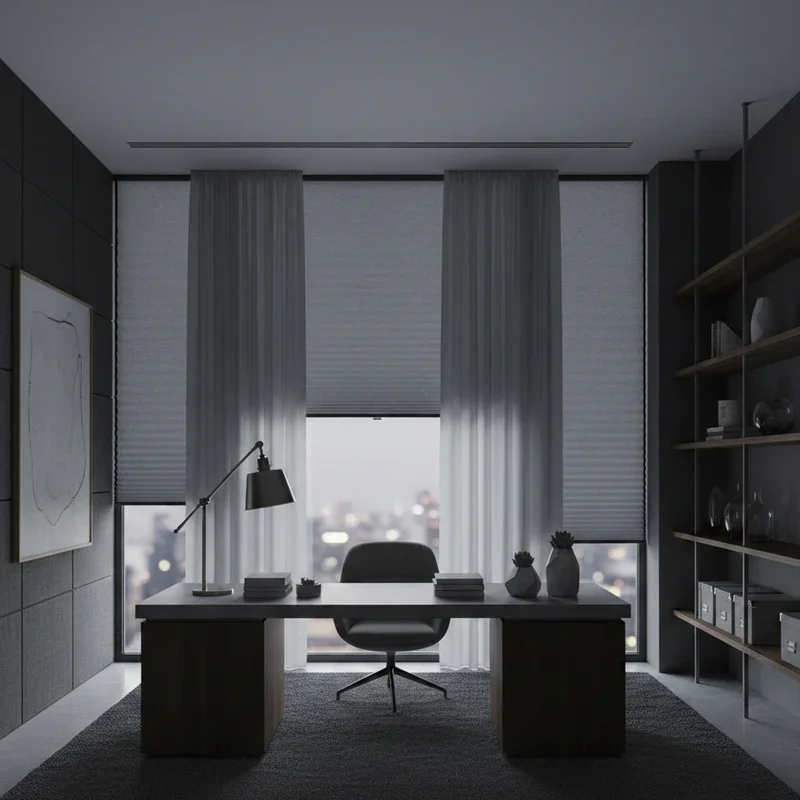 Dark Grey Office Ideas