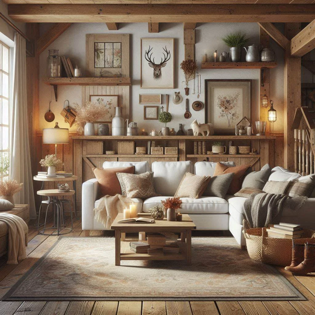 15 Comfy Warm Farmhouse Living Room Ideas to Try