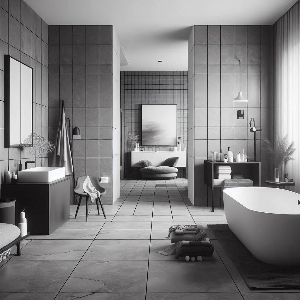 15 Black, White, and Grey Bathroom Ideas for Sleek Style
