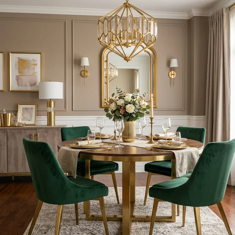 Glam Dining Room Ideas