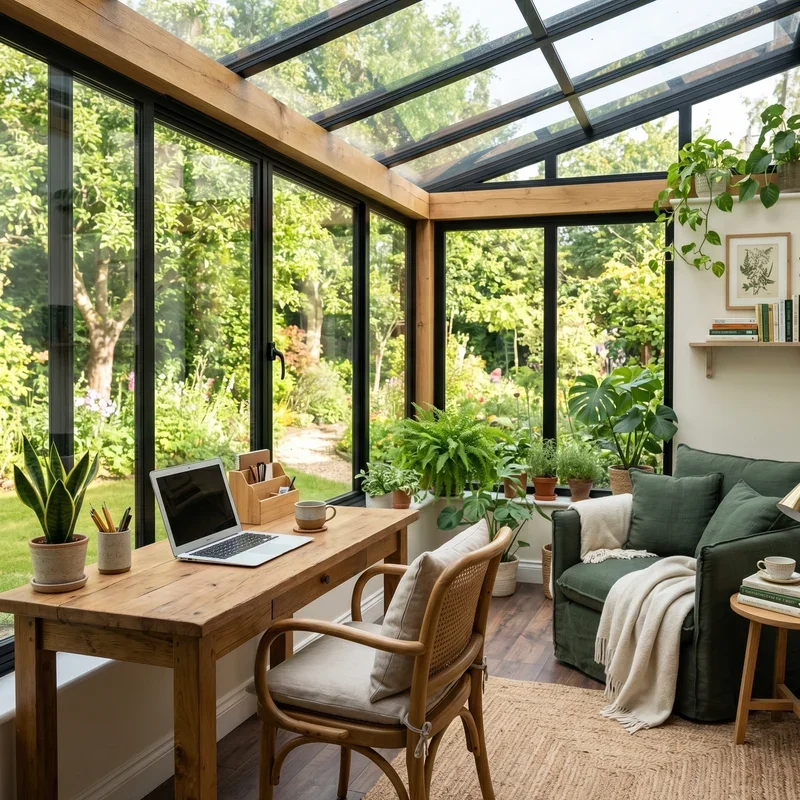 Sun Room Office Ideas