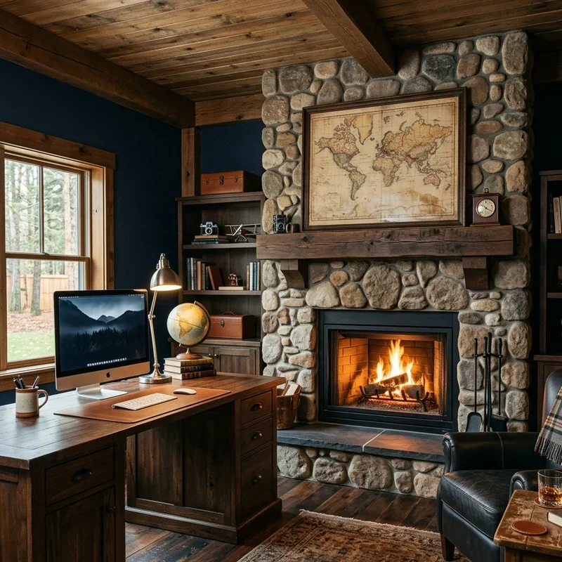 Home Office Man Cave Ideas