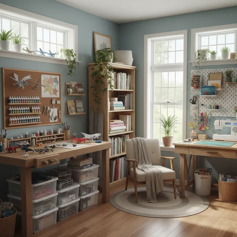 15 Hobby Room Ideas to Create a Functional Creative Space
