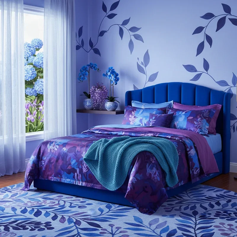 Blue and Purple Room Ideas