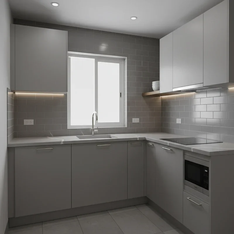 Small Grey Kitchen Ideas