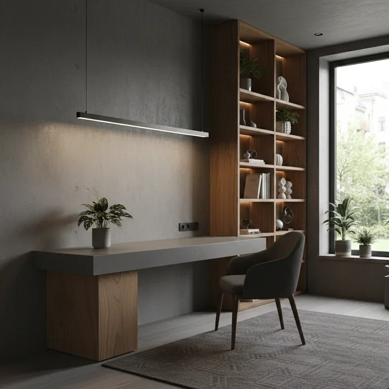 Dark Grey Office Ideas