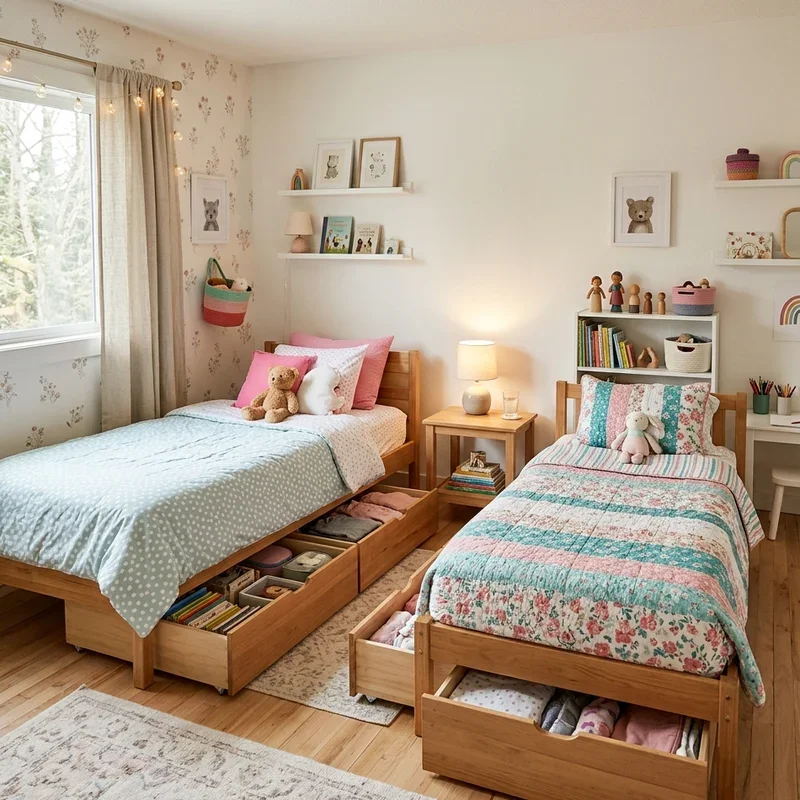 Small Bedroom Ideas for Two Sisters