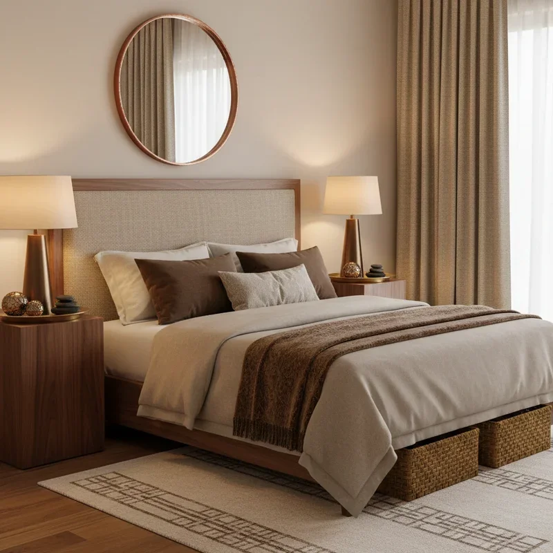 Beige and Brown Bedroom Ideas