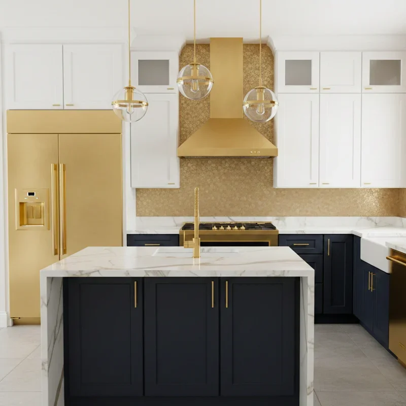 Gold Kitchen Ideas