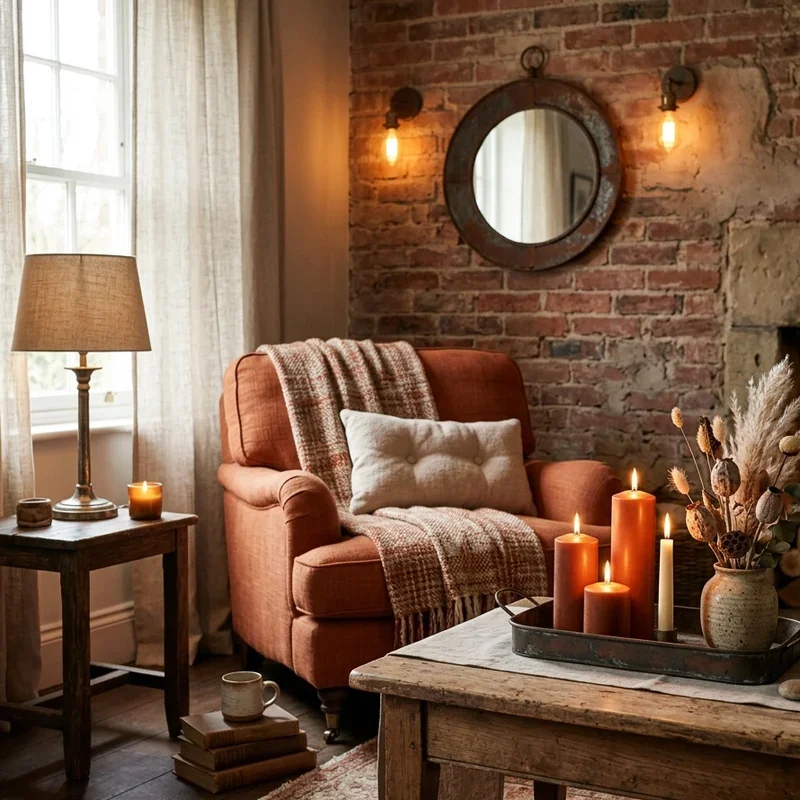 Rust Living Room Ideas