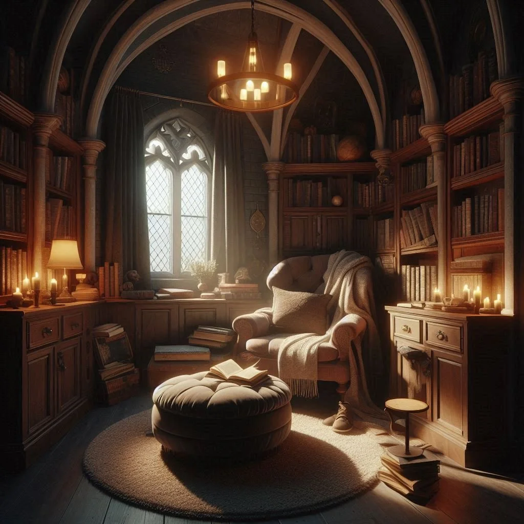 Dark Academia Room