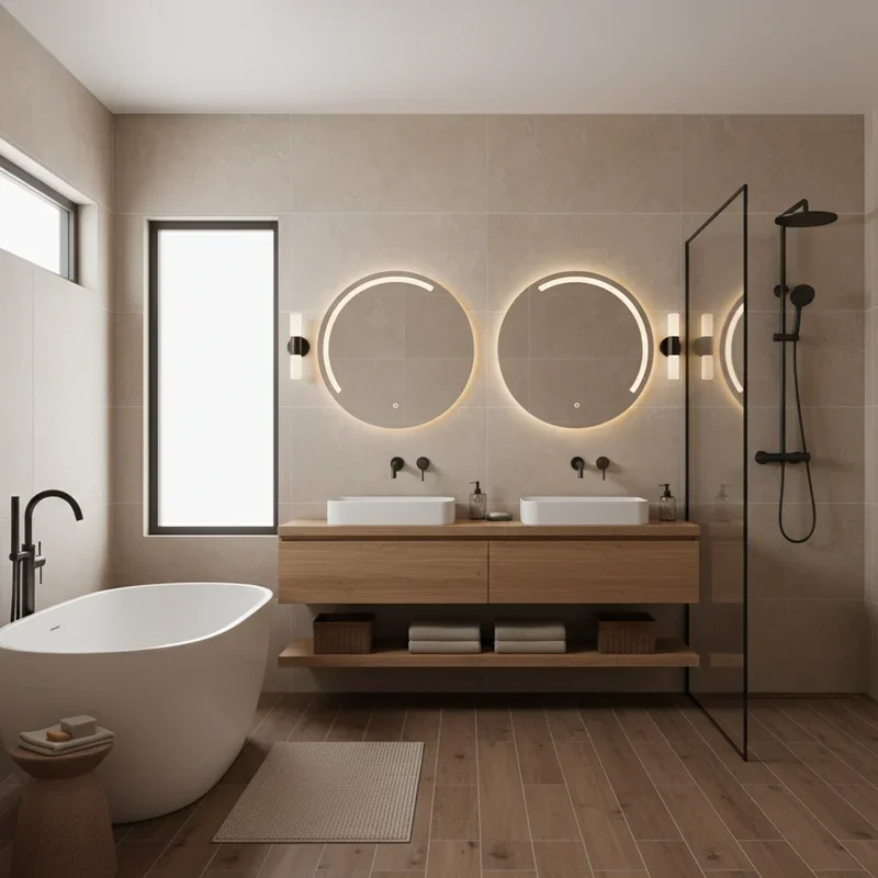 15 Beige and Brown Bathroom Ideas for Warm Spaces