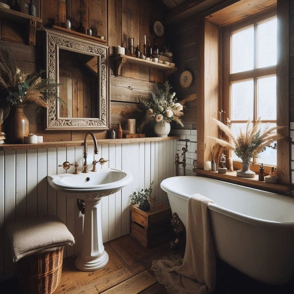 15 Rustic Farmhouse Bathroom Ideas for Cozy Charm