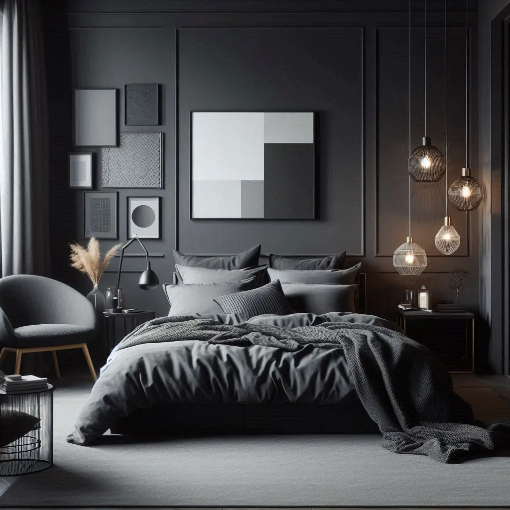 15 Sleek Black and Grey Bedroom Ideas for Elegance
