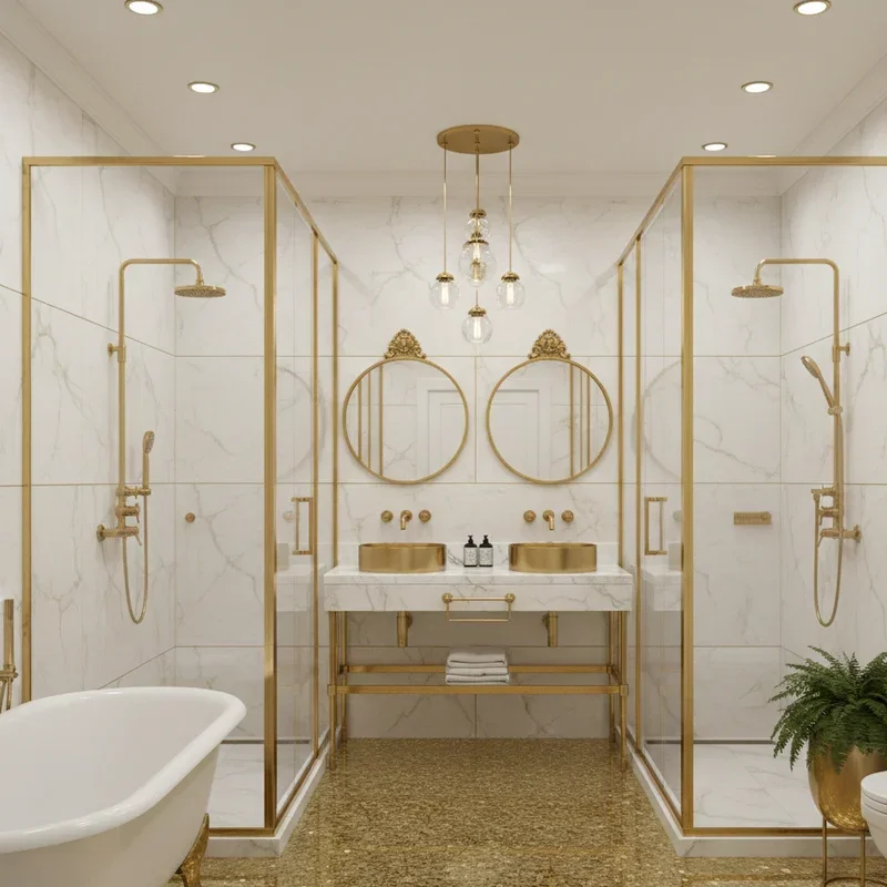 Gold Bathroom Ideas