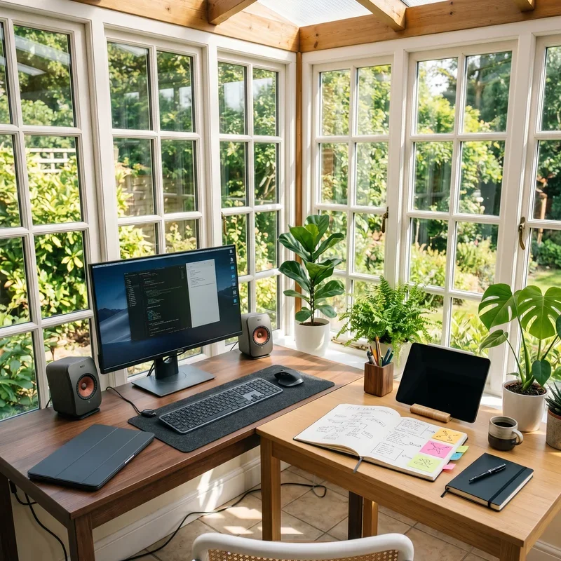 Sun Room Office Ideas
