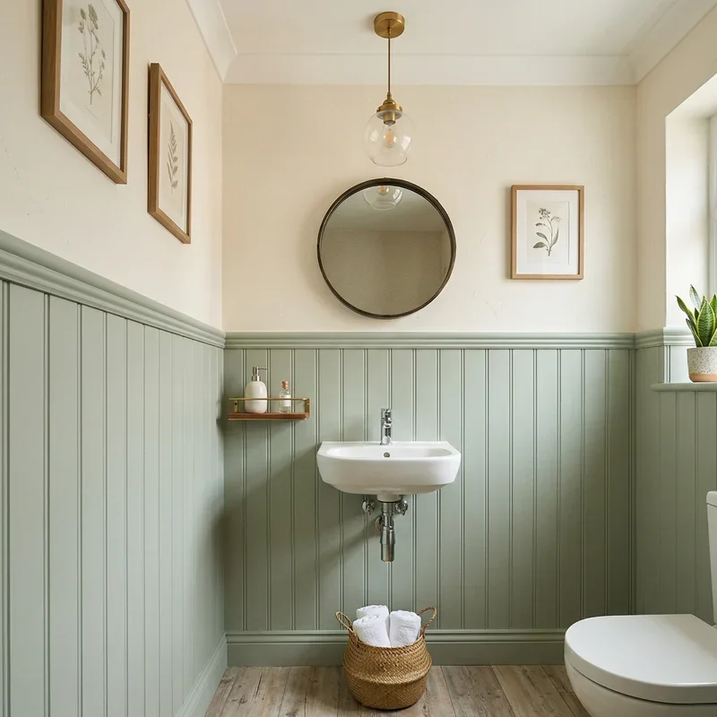 Powder Room Wainscoting Ideas