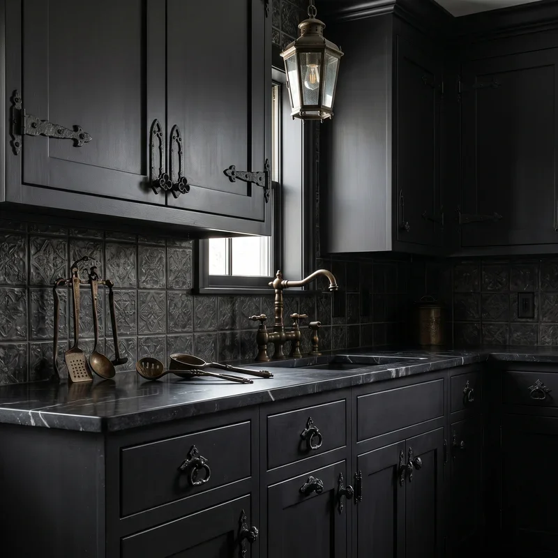 Goth Kitchen Ideas