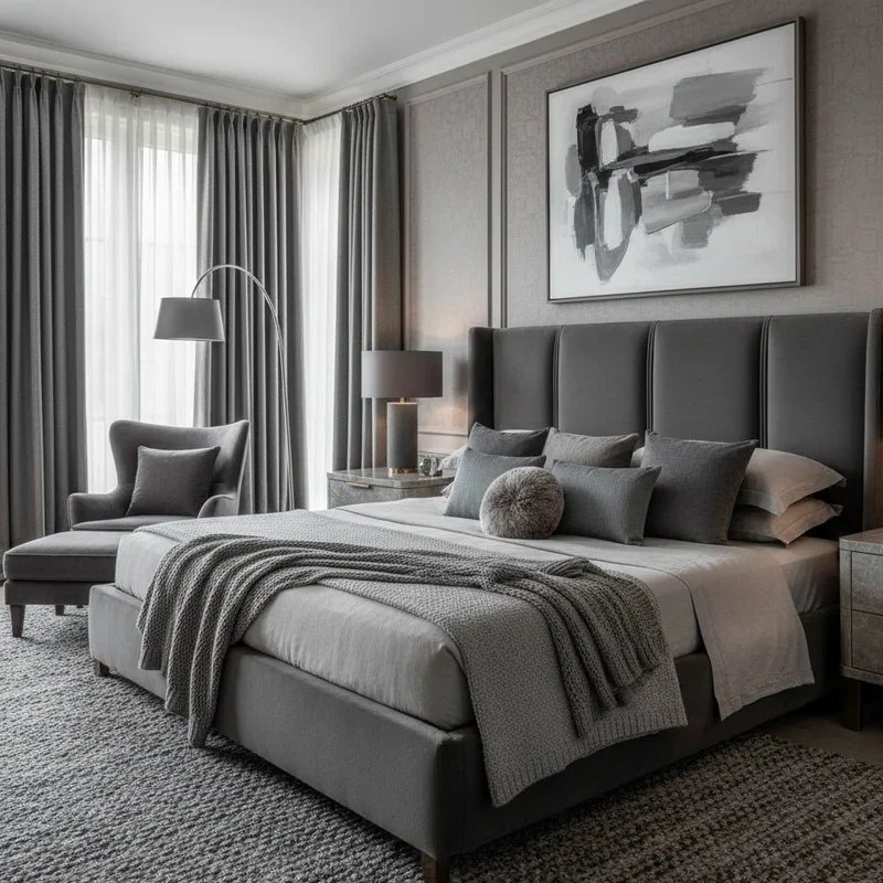Luxury Grey Bedroom Ideas