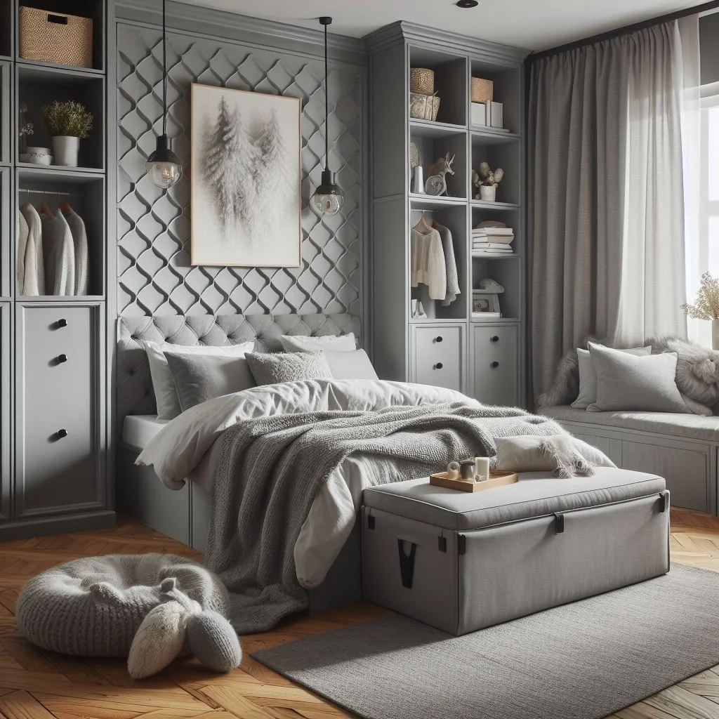 15 Cozy Grey Bedroom Decor Ideas for Tranquil Retreats