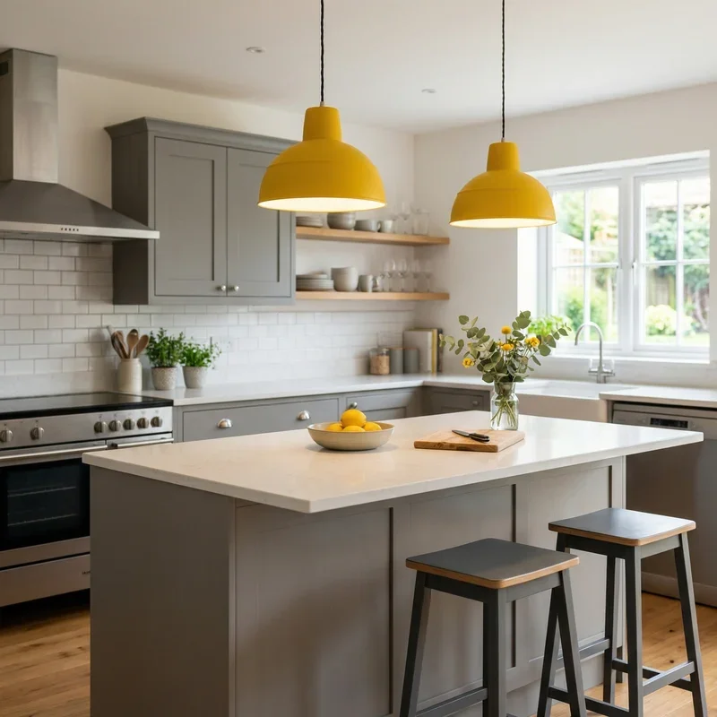 Gray and Yellow Kitchen Ideas