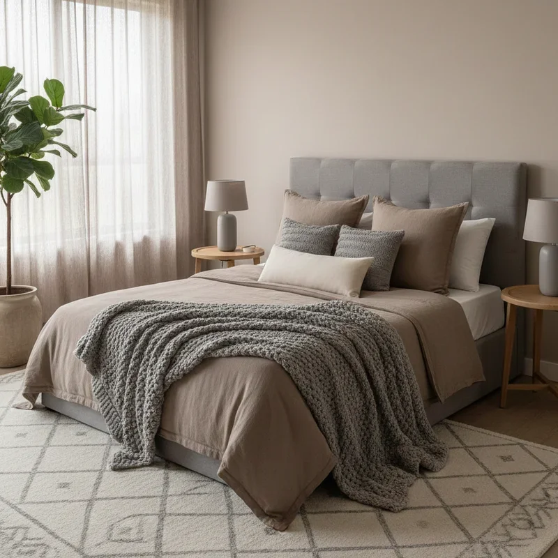 Taupe and Grey Bedroom Ideas
