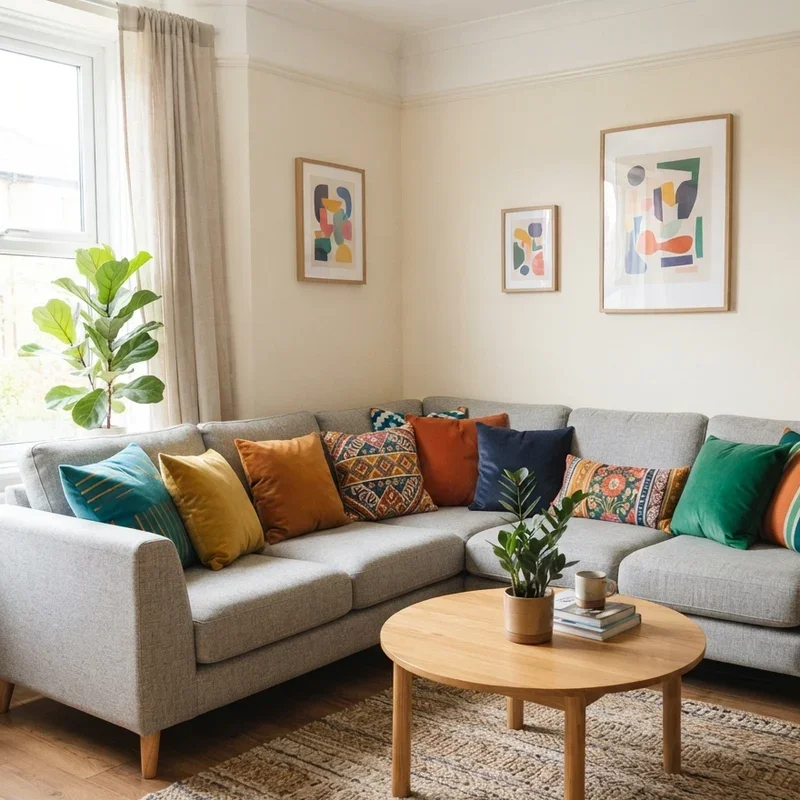 Light Grey Sectional Living Room Ideas
