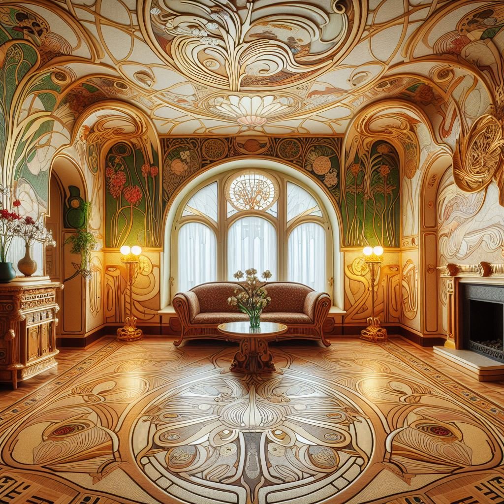 Art nouveau interior discount