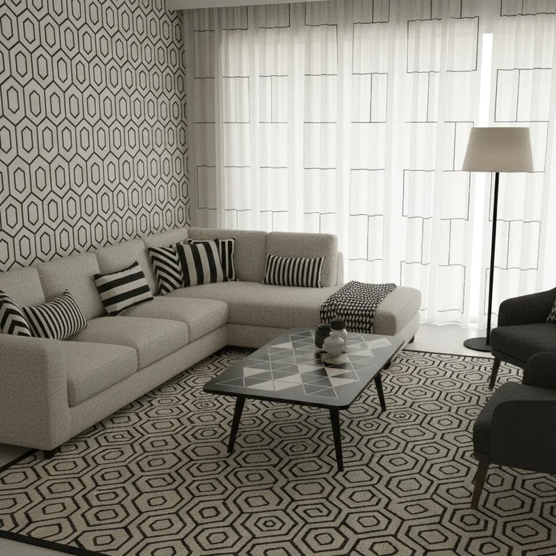 Black and Beige Living Room Ideas