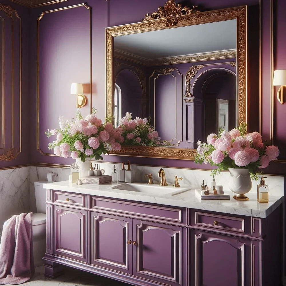 15 Stylish Purple Bathroom Ideas for a Royal Look