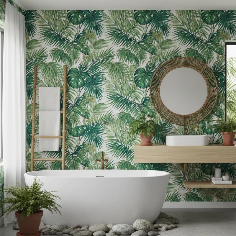 Tropical Bathroom Ideas