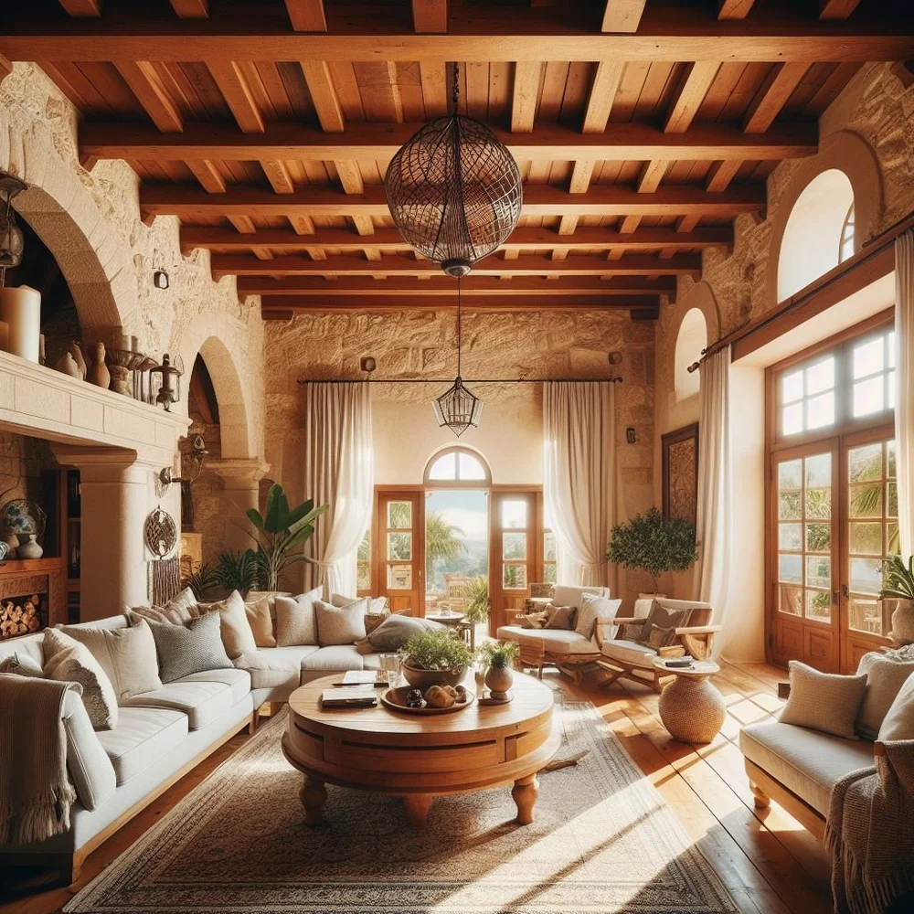 Image showcasing 15 Stunning Mediterranean Living Room Ideas for Elegance