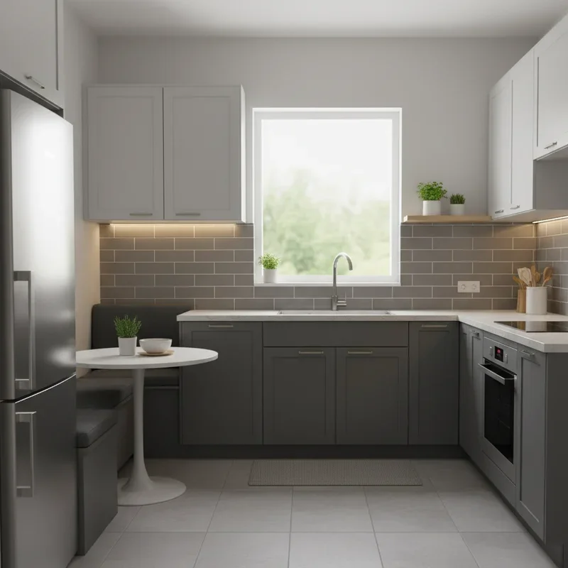 Small Grey Kitchen Ideas