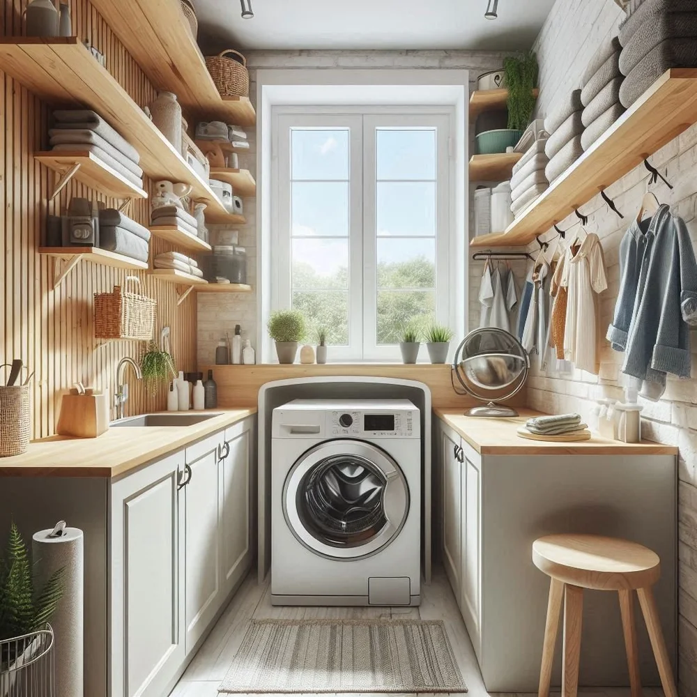 15 Small Laundry Room Ideas with Top Loading Washers